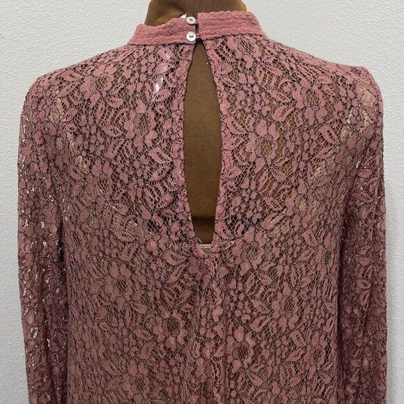 Free People Dusty Mauve Pink Lace Swing
Tell Tale Mini Dress/Tunic Size Medium - Picture 10 of 12